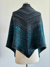 Load image into Gallery viewer, Cast Iron + Peacock: The Artus Shawl