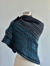 Load image into Gallery viewer, Cast Iron + Peacock: The Artus Shawl