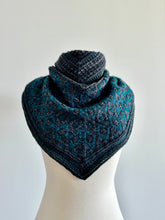 Load image into Gallery viewer, Cast Iron + Peacock: The Artus Shawl