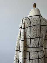 Load image into Gallery viewer, Modern, Sleek and Textured: A Fashion Forward Granny Square Cardigan