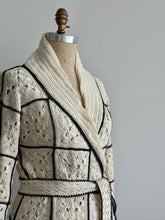 Load image into Gallery viewer, Modern, Sleek and Textured: A Fashion Forward Granny Square Cardigan