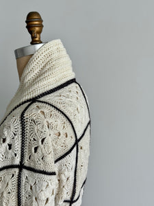 Modern, Sleek and Textured: A Fashion Forward Granny Square Cardigan