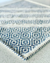 Load image into Gallery viewer, Sashiko Persimmon Flower (and Headband Pattern) | Embroidery on Knitting Tutorial