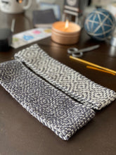 Load image into Gallery viewer, Sashiko Persimmon Flower and Headband Pattern | Embroidery on Crochet Tutorial