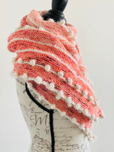 Load image into Gallery viewer, Orange Ombré Wrap With Bobbles