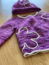 Load image into Gallery viewer, Flower Power Baby Sweater and Hat