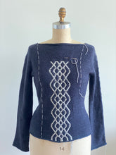 Load image into Gallery viewer, Cable 1 | Embroidery on Knitting Motif