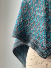 Load image into Gallery viewer, Cast Iron + Peacock: The Artus Shawl