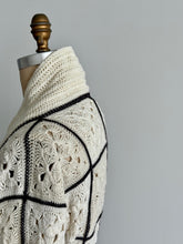 Load image into Gallery viewer, Modern, Sleek and Textured: A Fashion Forward Granny Square Cardigan Newsletter