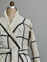 Load image into Gallery viewer, Modern, Sleek and Textured: A Fashion Forward Granny Square Cardigan