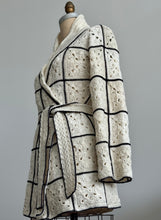 Load image into Gallery viewer, Modern, Sleek and Textured: A Fashion Forward Granny Square Cardigan