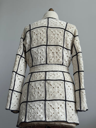 Modern, Sleek and Textured: A Fashion Forward Granny Square Cardigan Newsletter