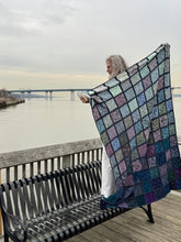 Load image into Gallery viewer, A GBIV Love Affair: Crocheting a Green, Blue and Purple Blanket