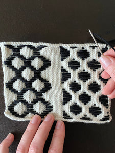 Cable 2 - An Embroidery on Knitting Motif