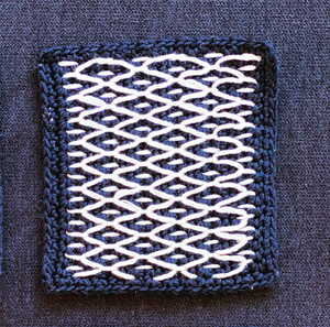 Bird's Eye - An Embroidery on Crochet Motif