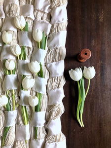 The Weaver Series: Tulips, Silk Ribbon and Rambouillet (III) | Notecards